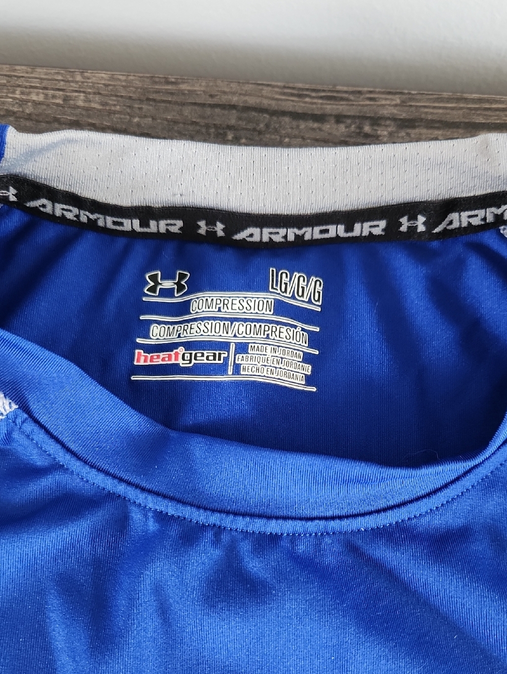 Under Armour Men’s Royal Blue Short-Sleeve Performance Tee - Picture 3 of 3